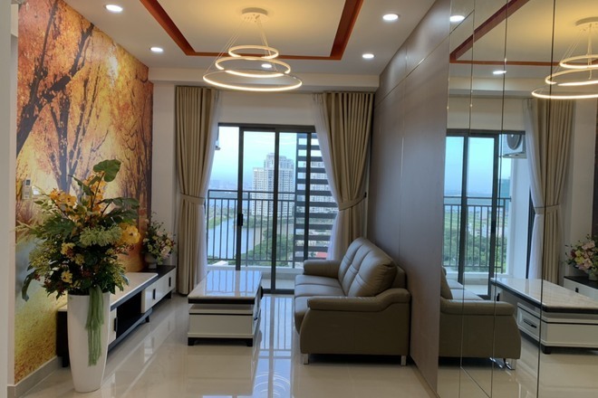 Cho thuê căn hộ 1PN 56m2 giá 15 triệu view trực diện sông Sài Gòn Quận 2