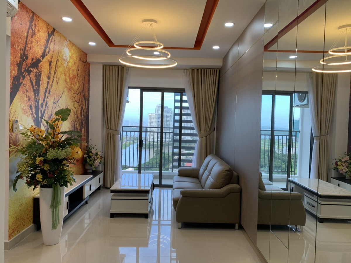Cho thuê căn hộ 1PN 56m2 giá 15 triệu view trực diện sông Sài Gòn Quận 2