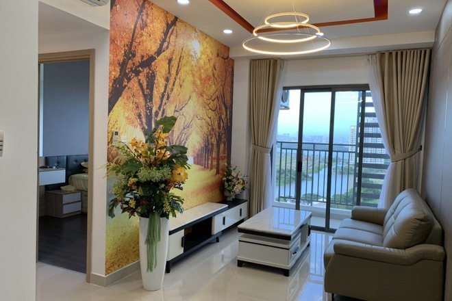 Cho thuê căn hộ 1PN 56m2 giá 15 triệu view trực diện sông Sài Gòn Quận 2