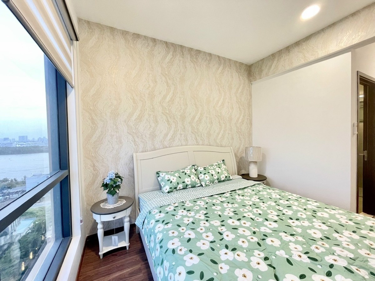 Cho thuê 2PN One Verandah Full nội thất giá 20,6 triệu đẹp tầng cao mát mẻ