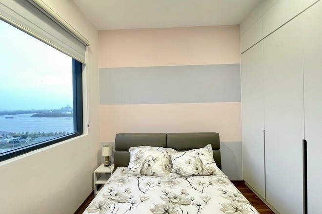 Cho thuê 2PN One Verandah Full nội thất giá 20,6 triệu đẹp tầng cao mát mẻ