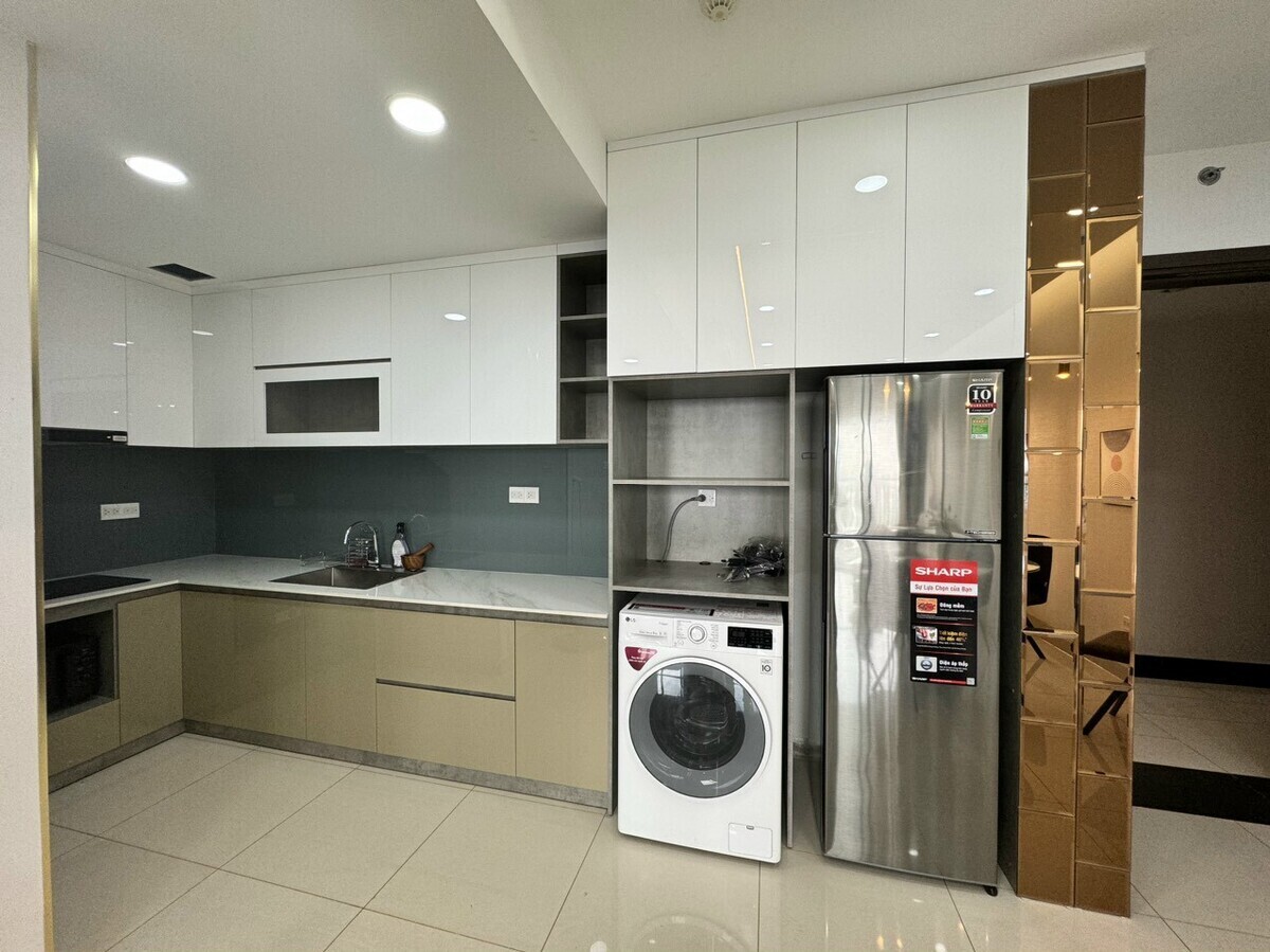 Cho thuê 1PN Nhà mới, giá 16 triệu bao phí view sông The Sun Avenue Quận 2