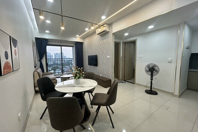 Cho thuê 1PN Nhà mới, giá 16 triệu bao phí view sông The Sun Avenue Quận 2