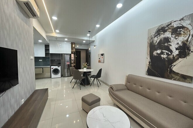 Cho thuê 1PN Nhà mới, giá 16 triệu bao phí view sông The Sun Avenue Quận 2