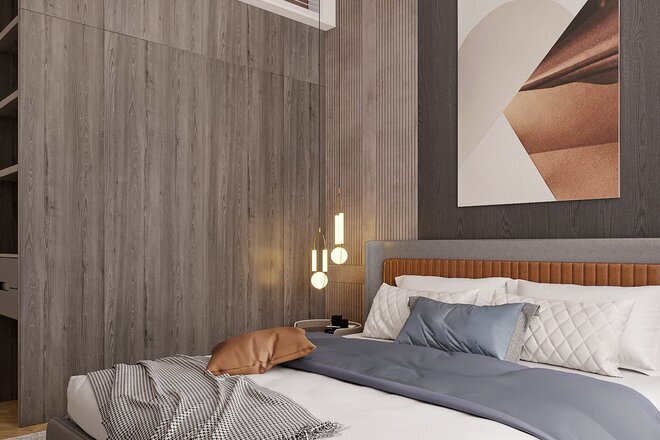 2 phòng ngủ full nội thất cao cấp giá 30 triệu 74m2 Lumiere Riverside