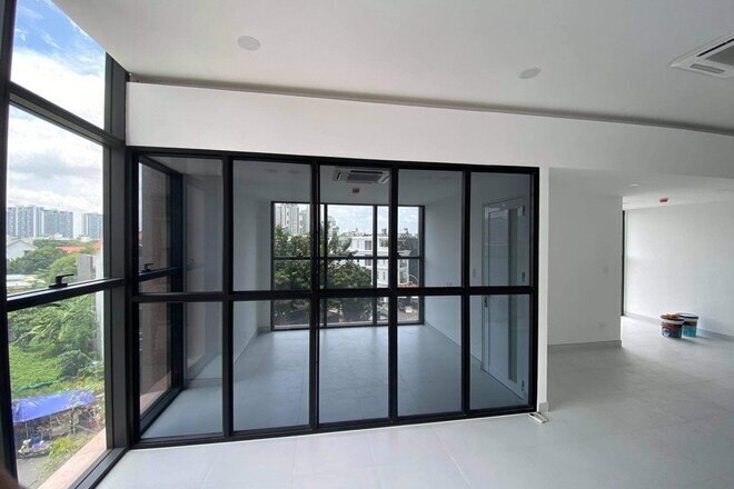 Officetel The Sun Avenue 12 triệu có ngăn phòng riêng căn góc rất đẹp