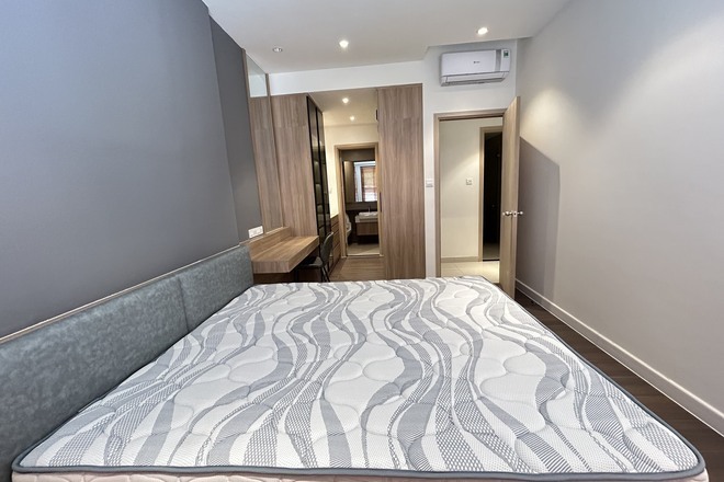 Căn hộ 2PN nhà mới 100% chưa qua sử dụng tone màu rất cuốn khách