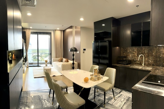 Cho thuê căn hộ 3pn Lumiere Riverside 48 triệu full nội thất 96m2