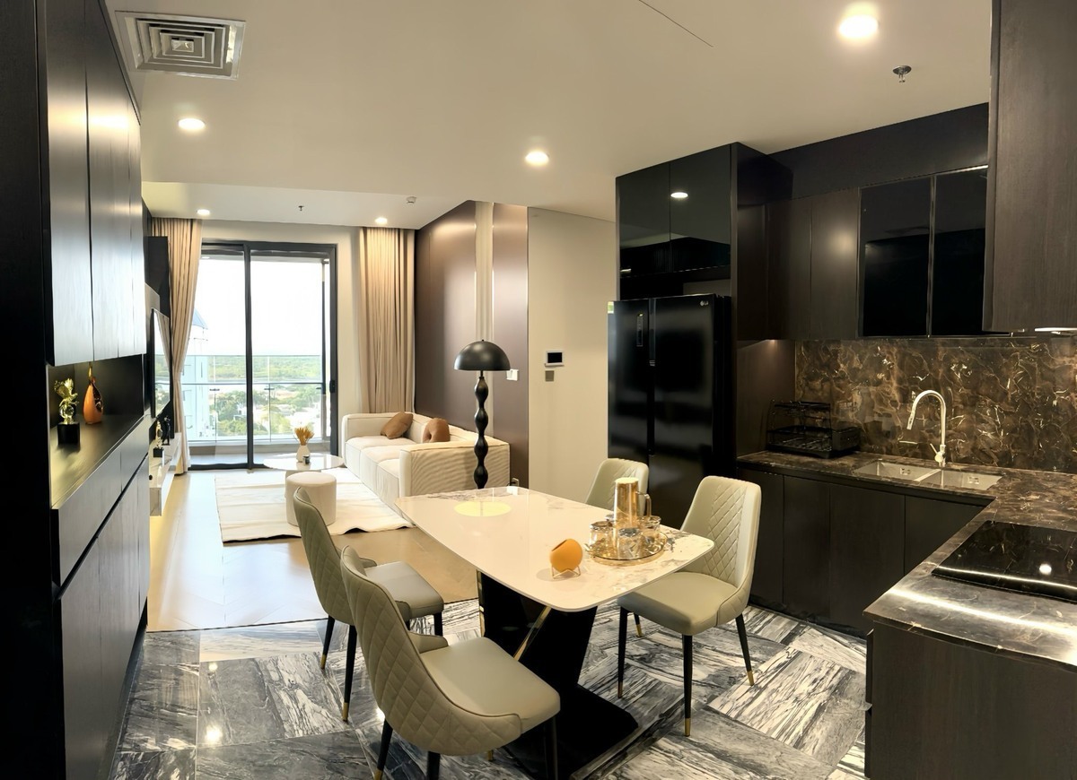 Cho thuê căn hộ 3pn Lumiere Riverside 48 triệu full nội thất 96m2