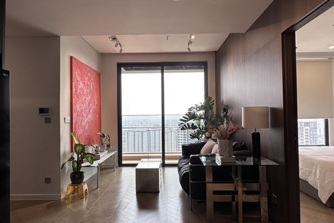 Căn hộ 2PN Lumiere Riverside 69m2 giá 35 triệu full nội thất nhà đẹp tầng cao