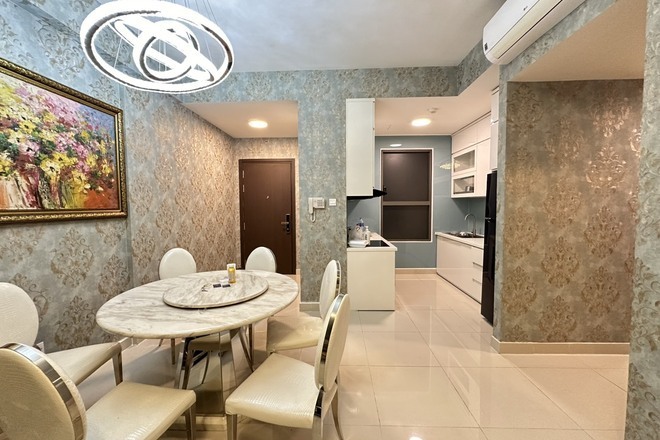 Cho thuê 3PN nội thất đầy đủ nhà đẹp lầu cao The Sun Avenue Quận 2