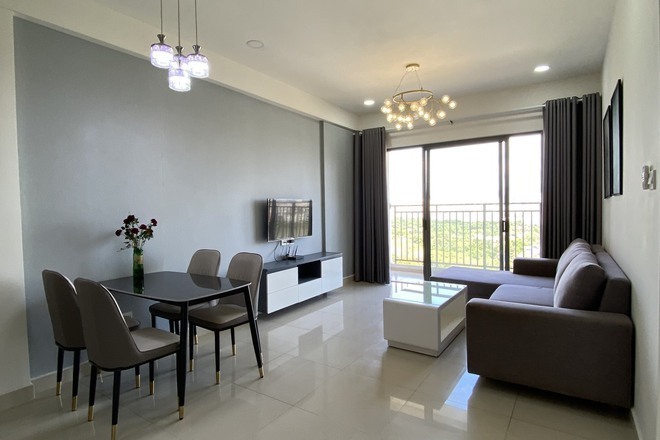 Cho thuê căn hộ 3pn full nội thất giá 20 triệu view thành phố căn góc