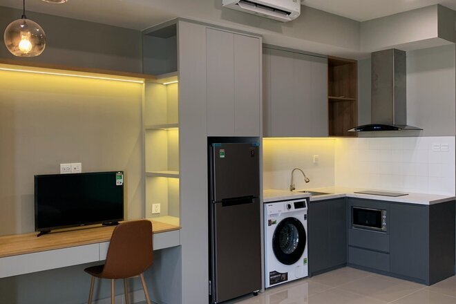 Cho thuê căn hộ Studio siêu đẹp, nhà mới Full nội thất The Sun Avenue Quận 2