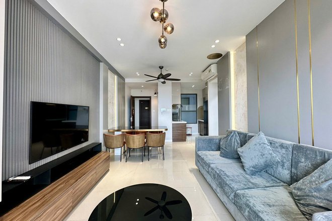 Cho thuê căn hộ 3PN Full nội thất 96m2 nhà đẹp The Sun Aveneue