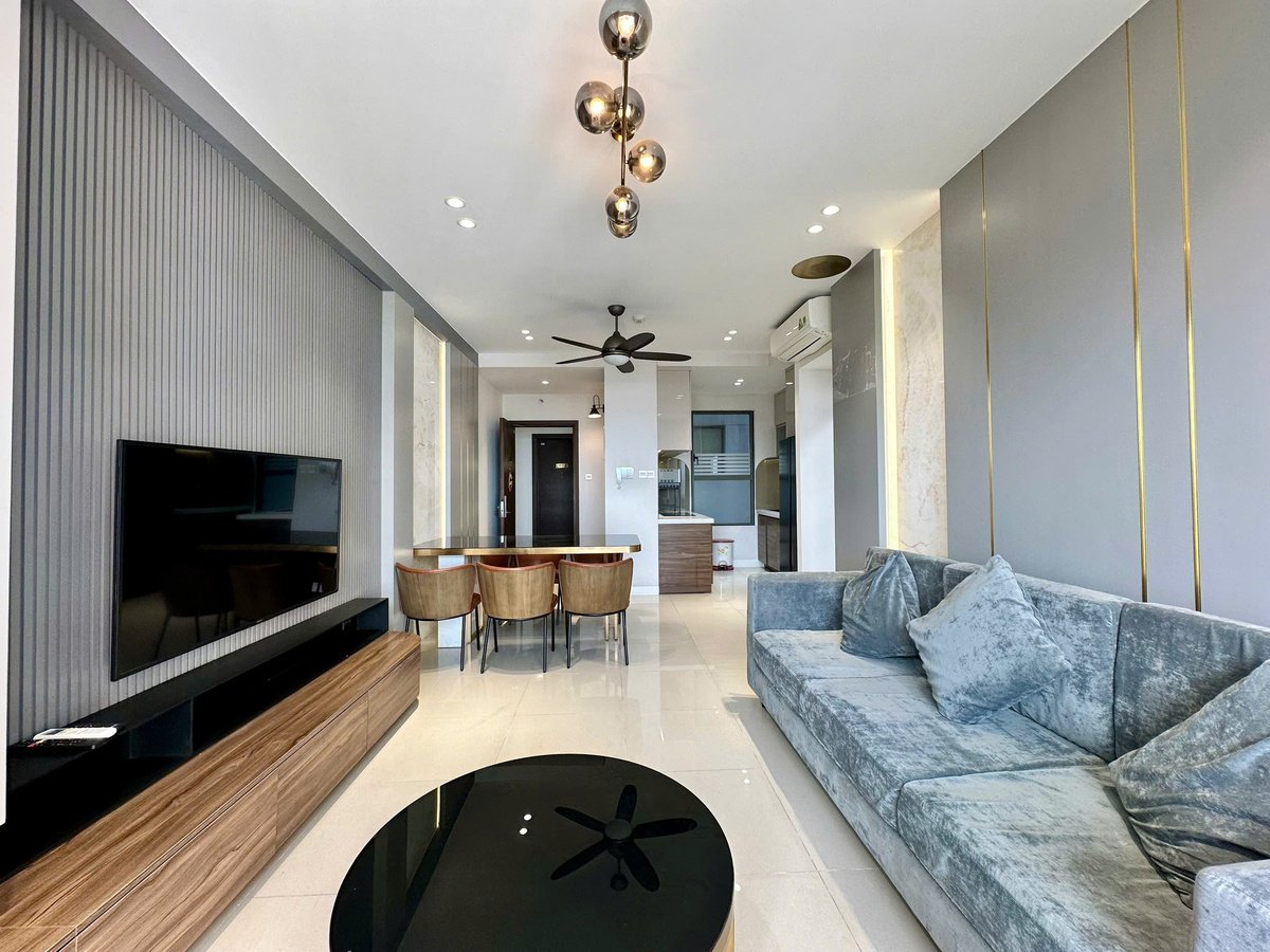 Cho thuê căn hộ 3PN Full nội thất 96m2 nhà đẹp The Sun Aveneue