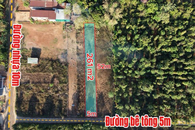 Đất Kotam ngay KM11 Quốc Lộ 26 diện tích 261m2 giá quá rẻ