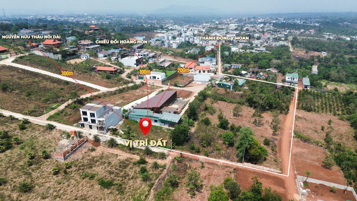 Bán Lốc 5 Lô Đất Liền Kề Sát Khu Thành Đồng Y Moan Buôn Ma Thuột – Thổ Cư 100%