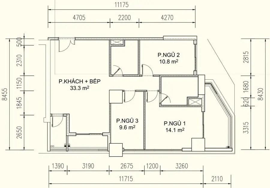 Thiết kế 107.56 m2