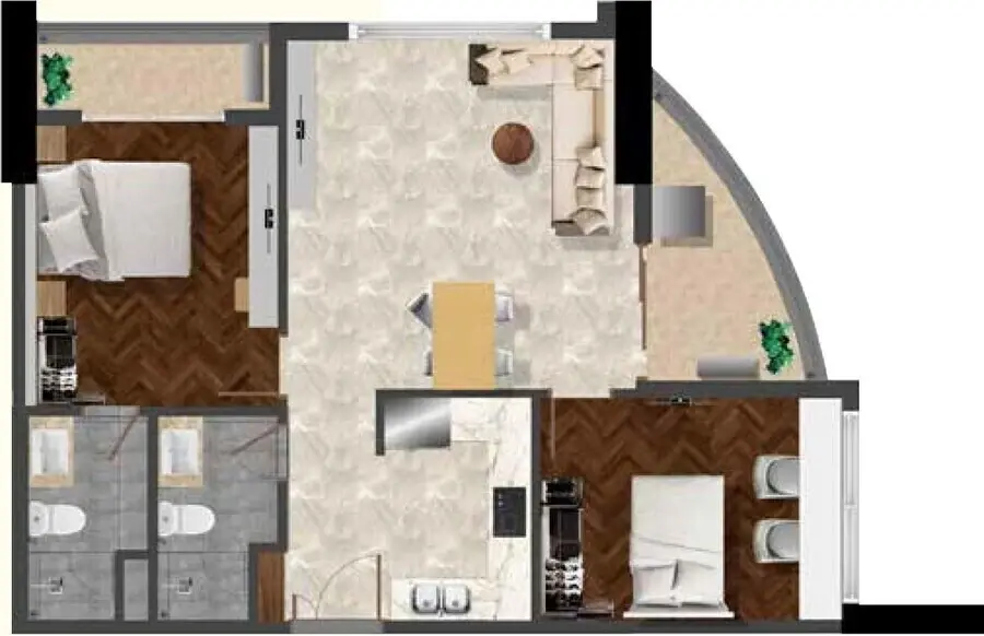 Thiết kế 84.34 m2