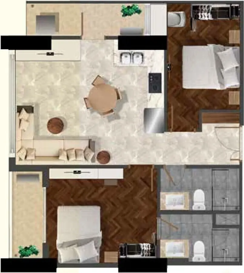 Thiết kế 73.08 m2