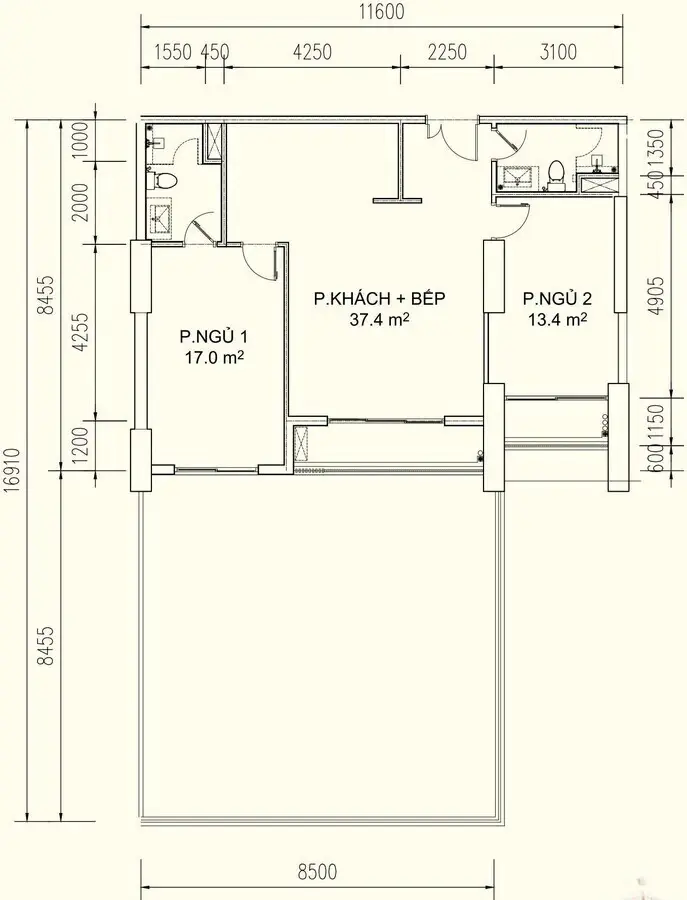 Thiết kế 90.35 m2