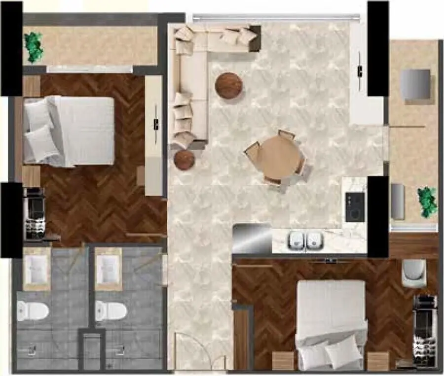 Thiết kế 76.86 m2