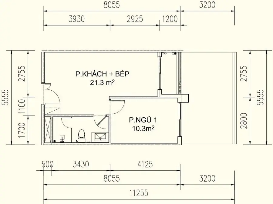 Thiết kế 42.15 m2