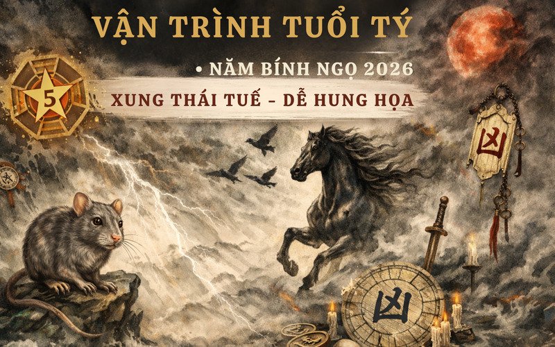 VẬN TRÌNH TUỔI TÝ VÀO NĂM BÍNH NGỌ VÀ NHỮNG KIÊNG KỴ TRONG PHONG THỦY CẦN TRÁNH
