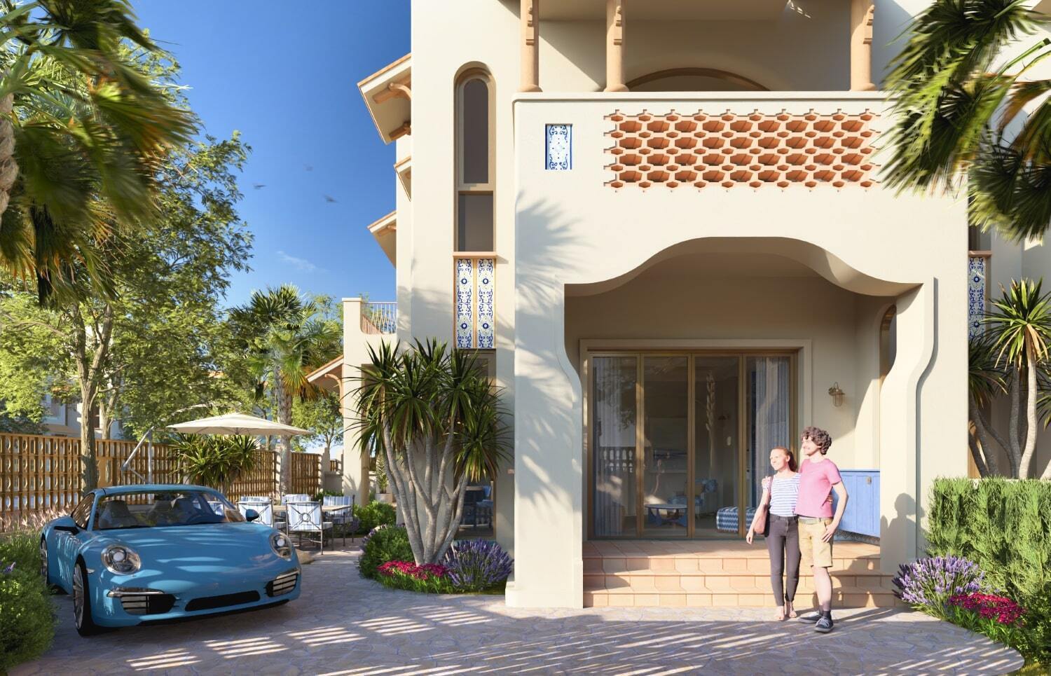 Villa song lập