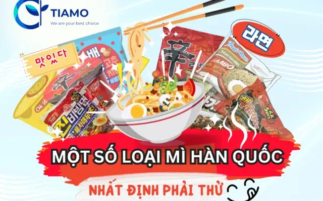 Một số loại mì gói Hàn Quốc siêu ngon nhất định phải thử😋