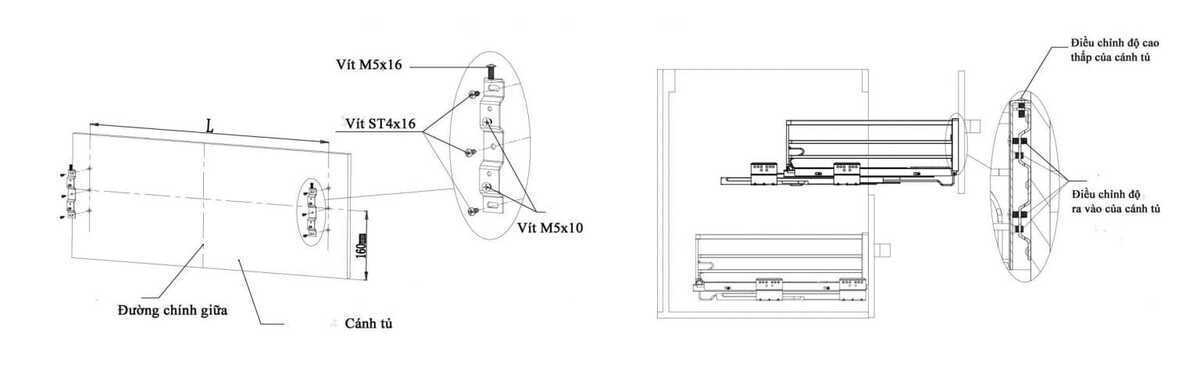 3.giá bát đĩa nâng hạ gl06c