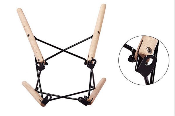 ghế eames không tay chân gỗ ag-07