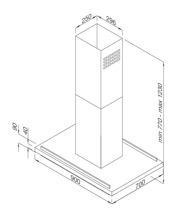 máy hút khói khử mùi malloca mc-9053 isla đảo