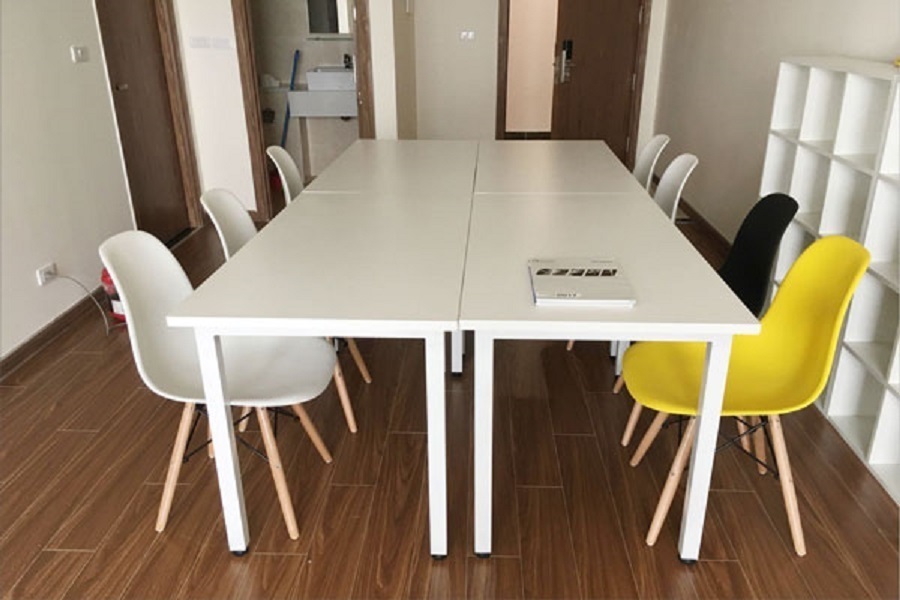 ghế eames không tay chân gỗ ag-07