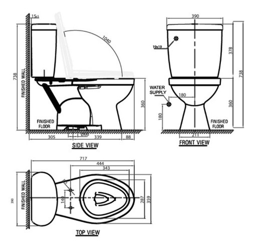 bồn cầu american standard vf-2395 (vf-3395+vf-4395)