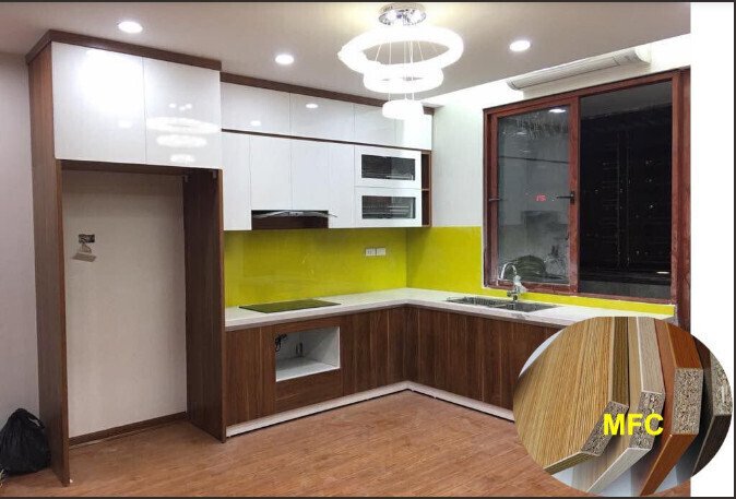 30 mẫu tủ bếp đẹp hình chữ l hiện đại nhất xu hướng năm 2024