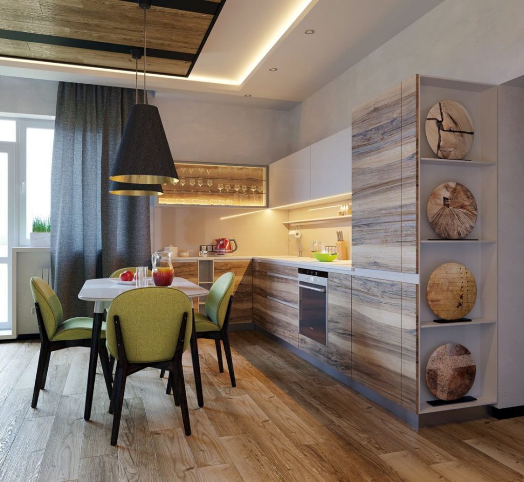 30 mẫu tủ bếp đẹp hình chữ l hiện đại nhất xu hướng năm 2024