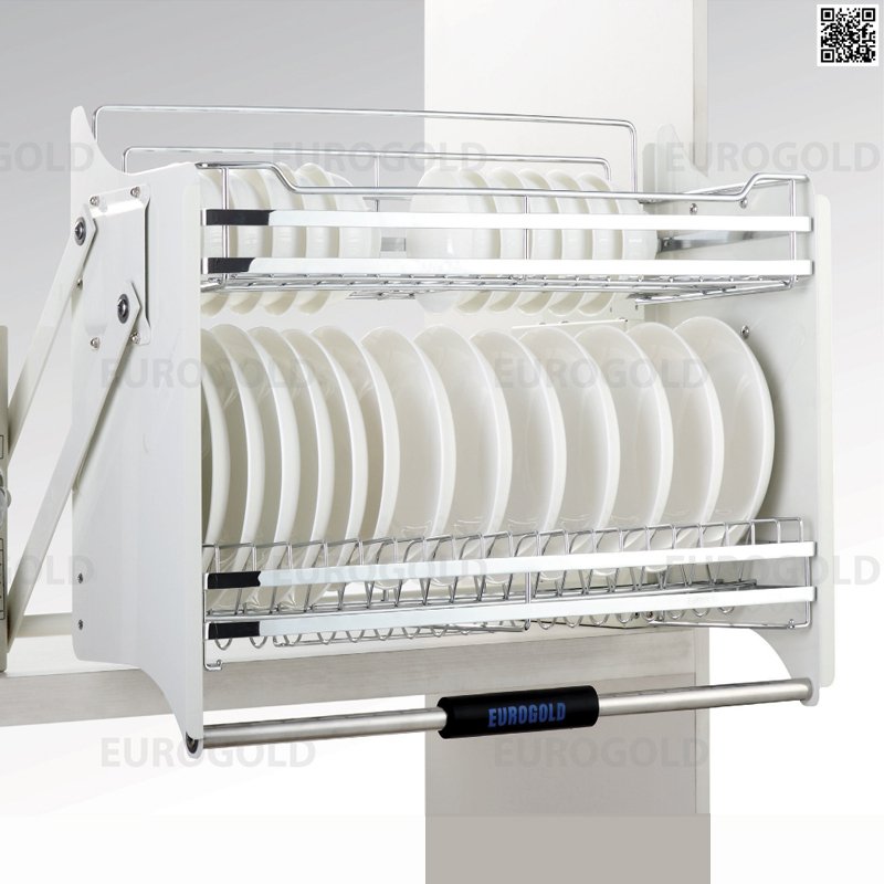 giá bát đĩa nâng hạ inox 304 evi160 – eurogold