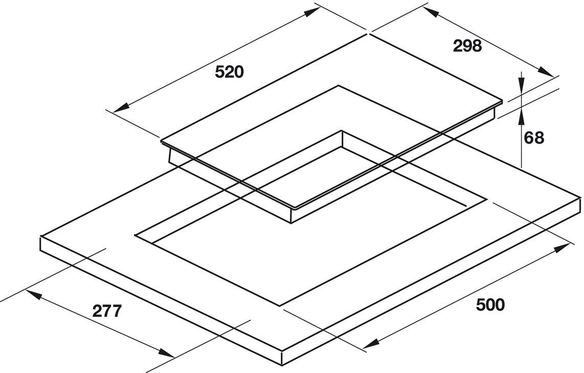 bếp điện từ hafele hc-i302d 536.01.900 2 vùng nấu