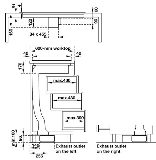 bếp điện từ hafele hc-ihh80a 539.66.698 kết hợp hút mùi