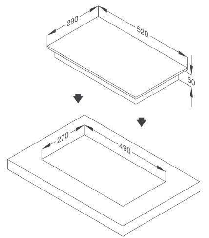 bếp điện malloca mdr 301 domino 1 vùng nấu