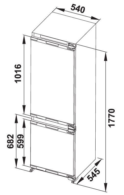 tủ lạnh hafele hf-bi60x 534.14.080 lắp âm