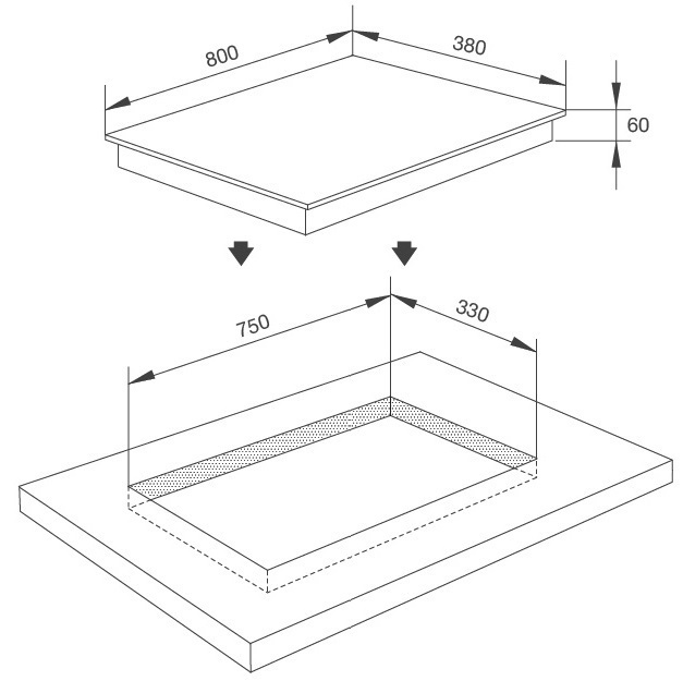 bếp điện từ malloca mh-03is mặt kính 3 bếp