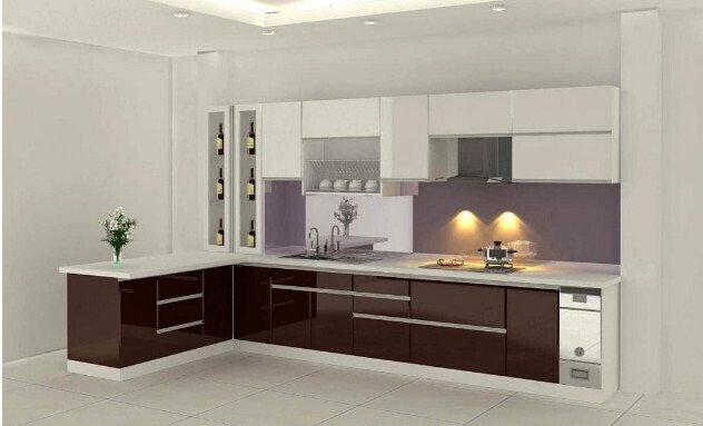 30 mẫu tủ bếp đẹp hình chữ l hiện đại nhất xu hướng năm 2024