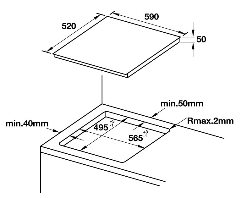 bếp điện từ hafele hc-if60d 536.01.911 đa vùng nấu