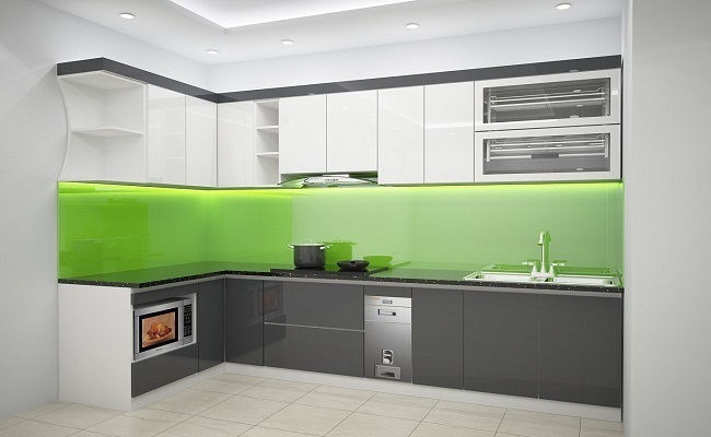 30 mẫu tủ bếp đẹp hình chữ l hiện đại nhất xu hướng năm 2024