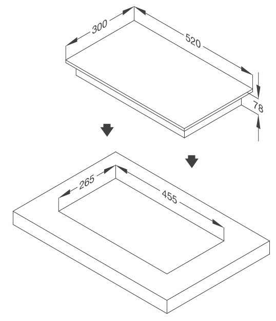 bếp ga malloca mdg 301 mặt kính 1 bếp domino