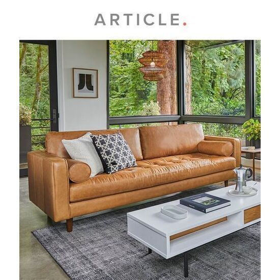 Sofa băng da bò thật AG-1