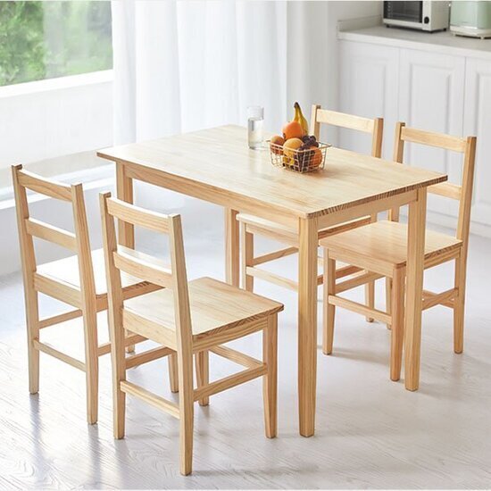 Bàn ăn gỗ sồi kiểu dáng nhỏ gọn AG-05