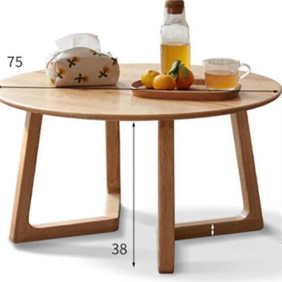 Bàn trà gỗ sồi nga AG 07